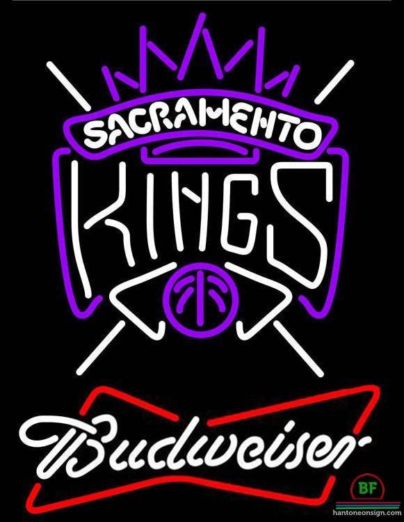 Custom Budweiser Sacramento Kings Neon Sign NBA Teams Neon Light