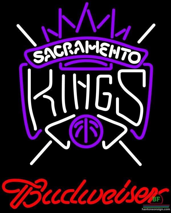 Custom Budweiser Sacramento Kings Neon Sign NBA Teams Neon Light