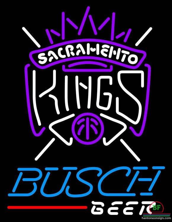 Custom Busch Beer Sacramento Kings Neon Sign NBA Teams Neon Light