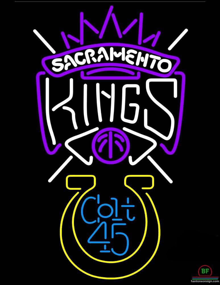 Custom Colt 45 Sacramento Kings Neon Sign NBA Teams Neon Light