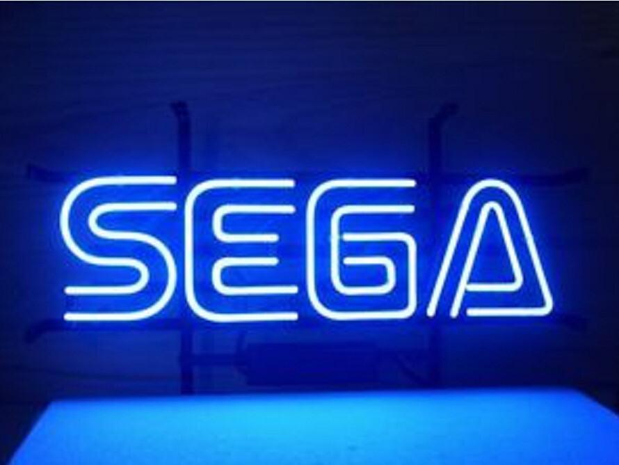 Custom Sega Gameroom Neon Sign