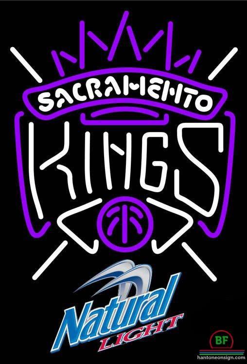 Custom Natural Light Sacramento Kings Neon Sign NBA Teams Neon Light