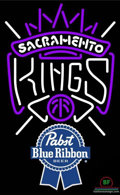 Custom Pabst Blue Ribbon Sacramento Kings Neon Sign NBA Teams Neon Light