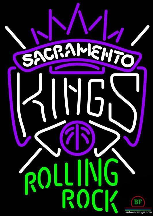 Custom Rolling Rock Sacramento Kings Neon Sign NBA Teams Neon Light