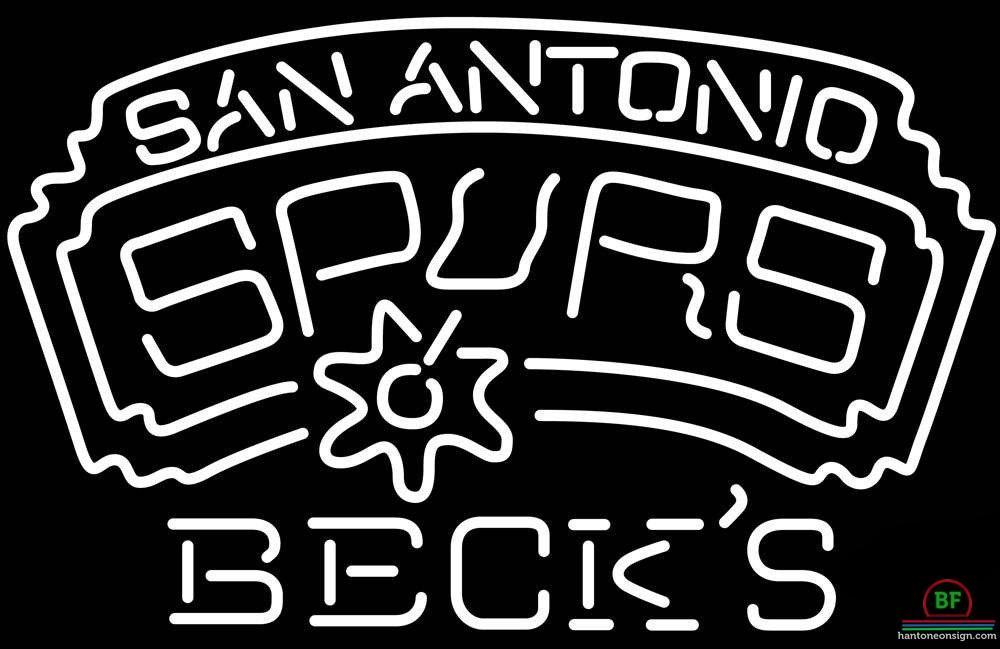 Custom Becks San Antonio Spurs Neon Sign NBA Teams Neon Light