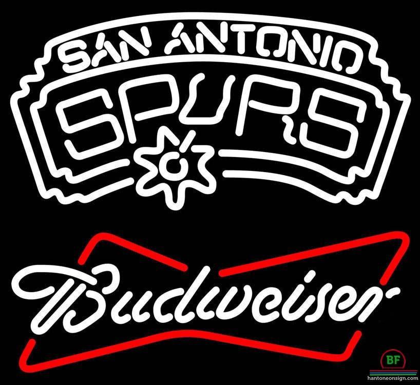 Custom Budweiser San Antonio Spurs Neon Sign NBA Teams Neon Light