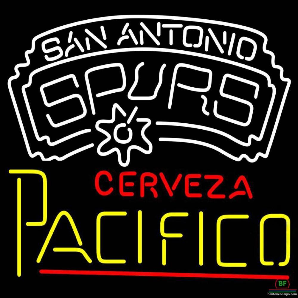 Custom Cerveza Pacifico San Antonio Spurs Neon Sign NBA Teams Neon Light