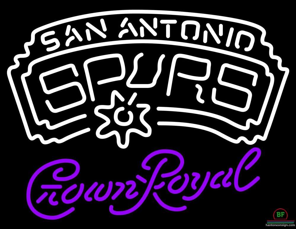 Custom Crown Royal San Antonio Spurs Neon Sign NBA Teams Neon Light