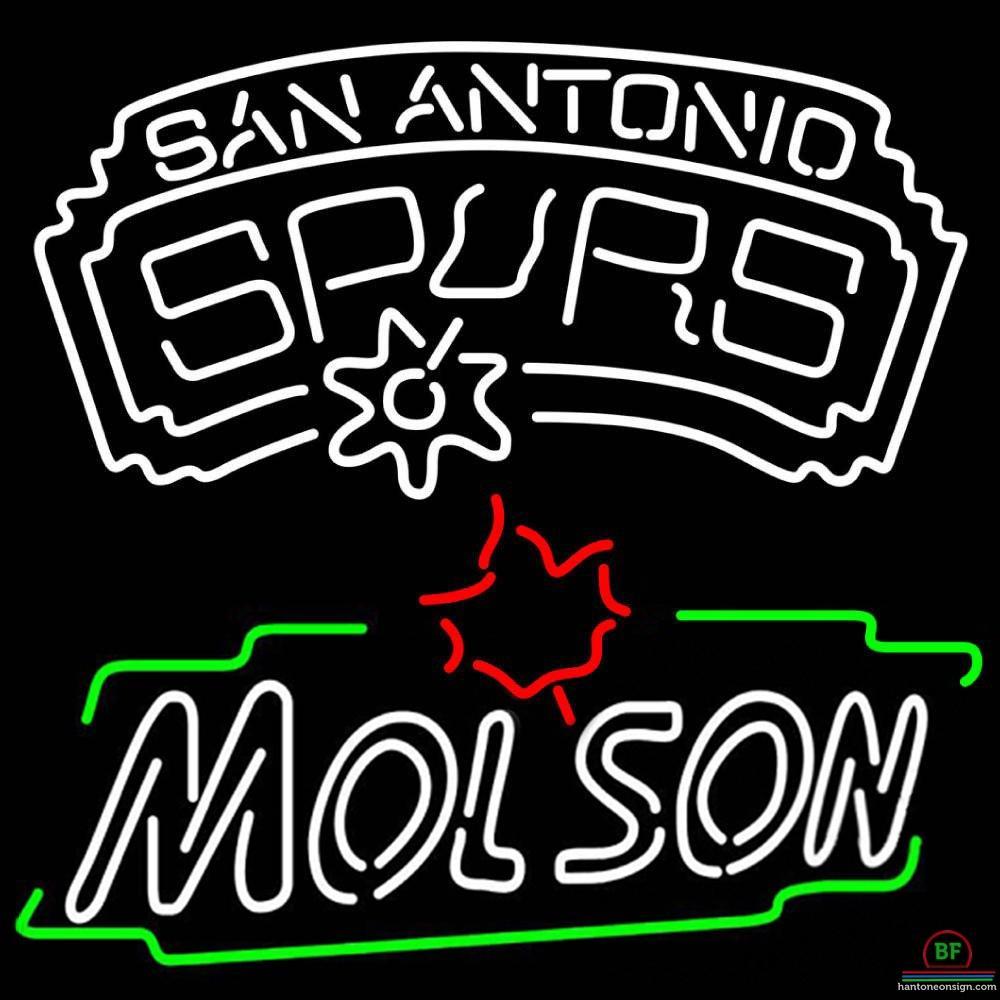 Custom Molson San Antonio Spurs Neon Sign NBA Teams Neon Light
