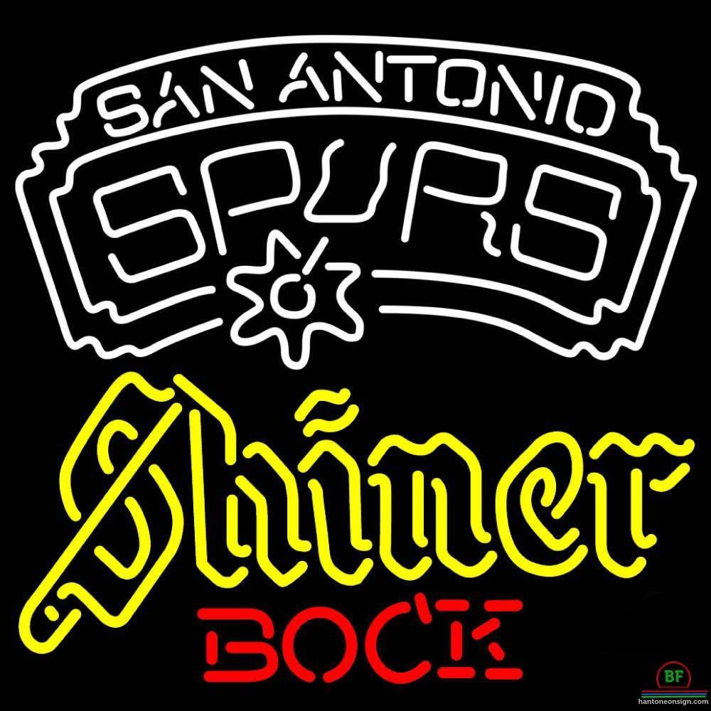 Custom Shiner Bock San Antonio Spurs Neon Sign NBA Teams Neon Light