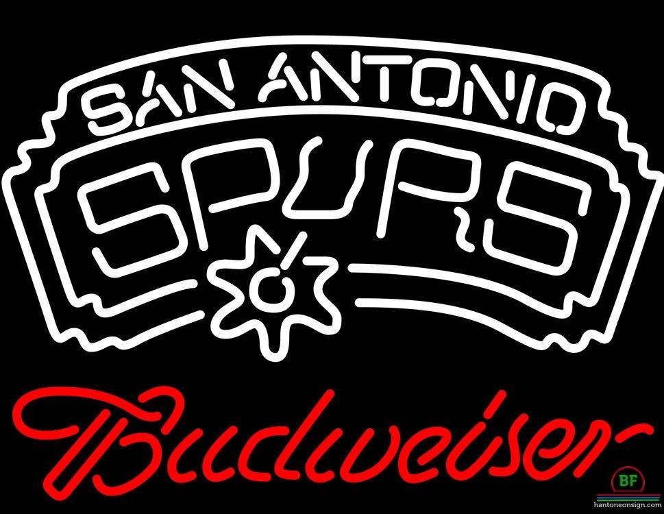 Custom Budweiser San Antonio Spurs Neon Sign NBA Teams Neon Light