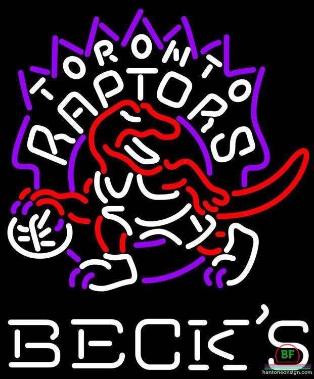 Custom Becks Toronto Raptors Neon Sign NBA Teams Neon Light