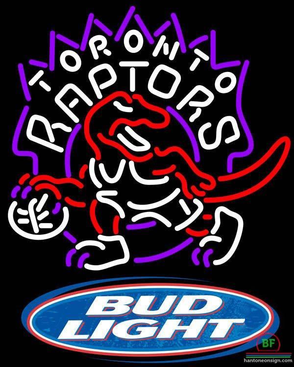 Custom Bud Light Toronto Raptors Neon Sign NBA Teams Neon Light