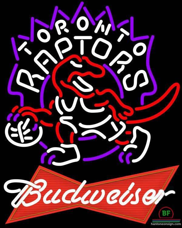 Custom Budweiser Toronto Raptors Neon Sign NBA Teams Neon Light