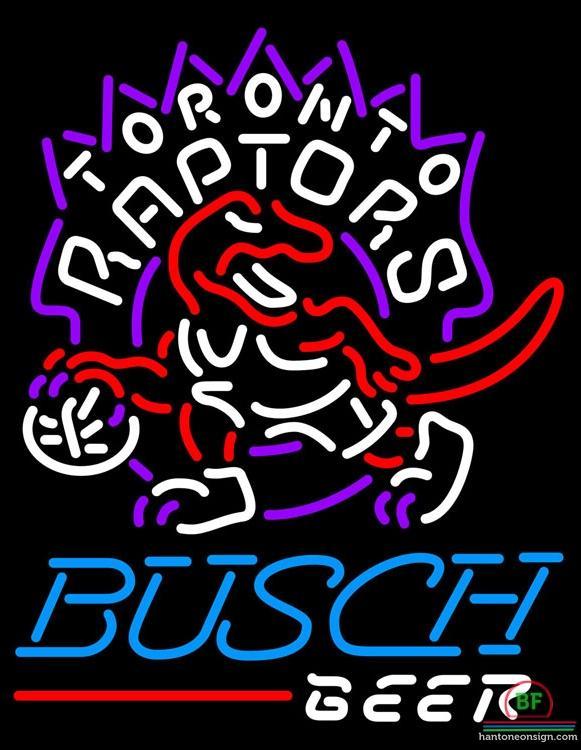 Custom Busch Beer Toronto Raptors Neon Sign NBA Teams Neon Light