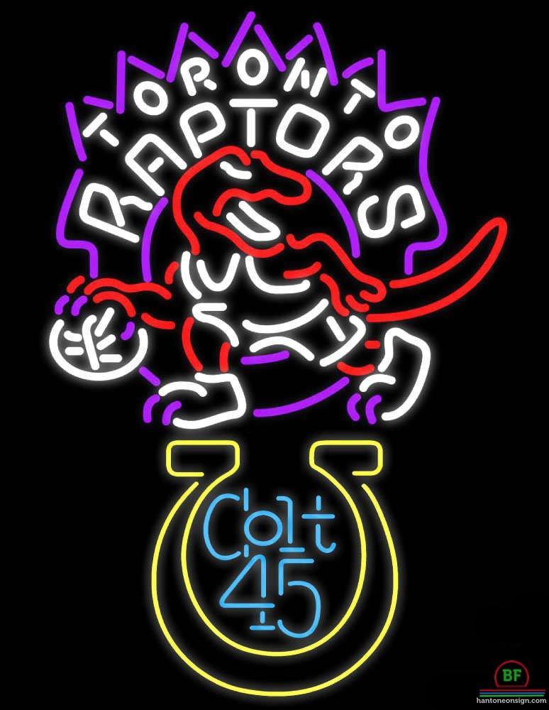 Custom Colt 45 Toronto Raptors Neon Sign NBA Teams Neon Light