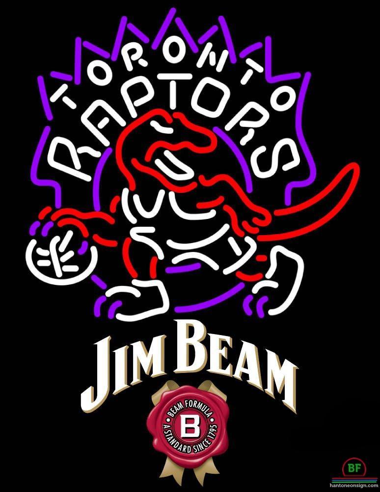 Custom Jim Beam Toronto Raptors Neon Sign NBA Teams Neon Light