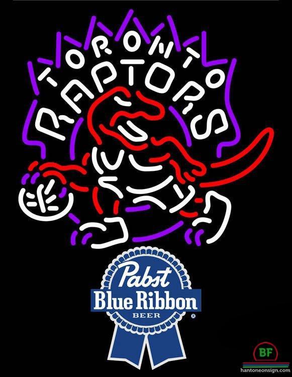 Custom Pabst Blue Ribbon Toronto Raptors Neon Sign NBA Teams Neon Light