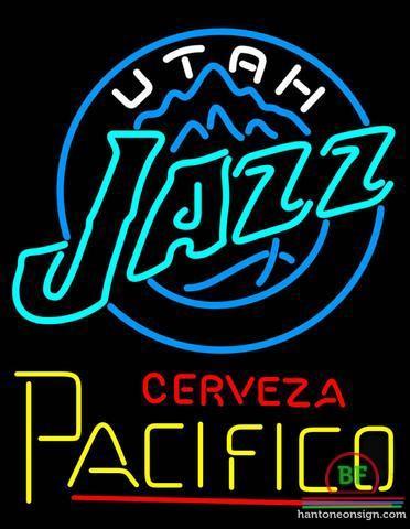 Custom Cerveza Pacifico Utah Jazz Neon Sign NBA Teams Neon Light