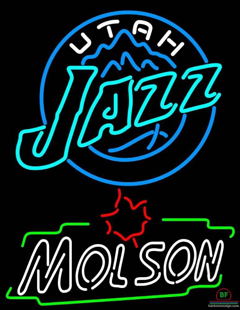 Custom Molson Utah Jazz Neon Sign NBA Teams Neon Light