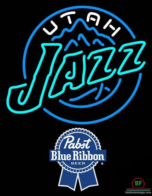 Custom Pabst Blue Ribbon Utah Jazz Neon Sign NBA Teams Neon Light