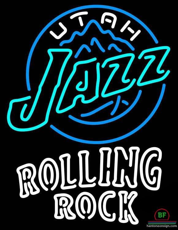Custom Rolling Rock Utah Jazz Neon Sign NBA Teams Neon Light