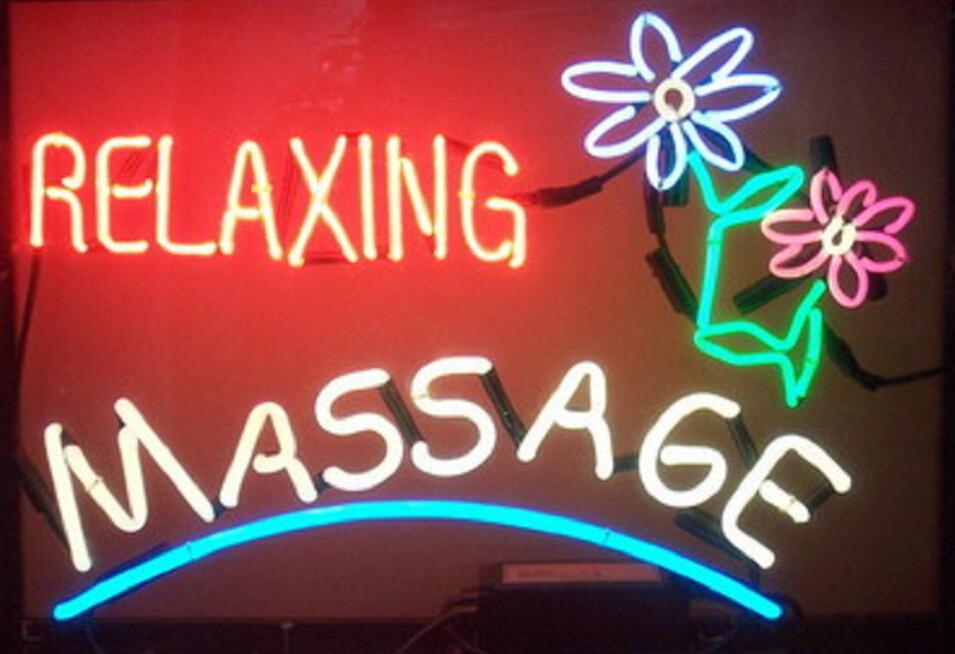 Custom Relaxing Massage Spa Neon Sign