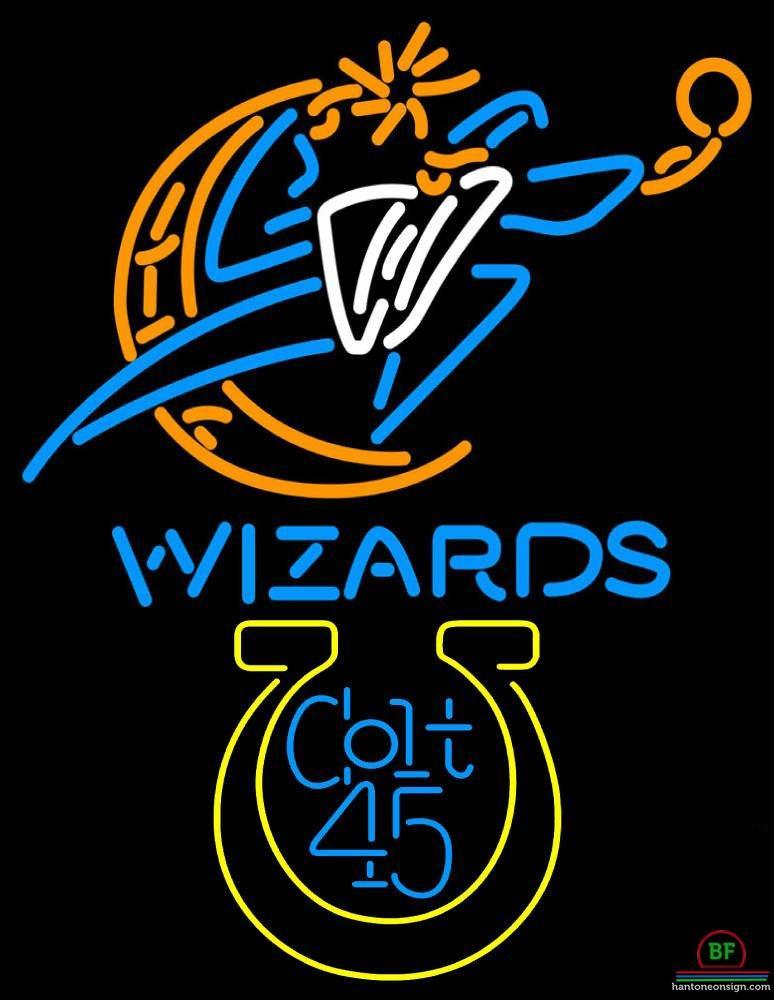 Custom Colt 45 Washington Wizards Neon Sign NBA Teams Neon Light