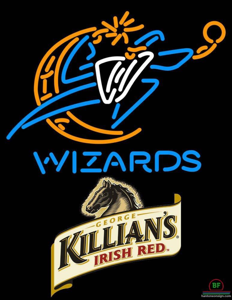 Custom Killians Irish Washington Wizards Neon Sign NBA Teams Neon Light