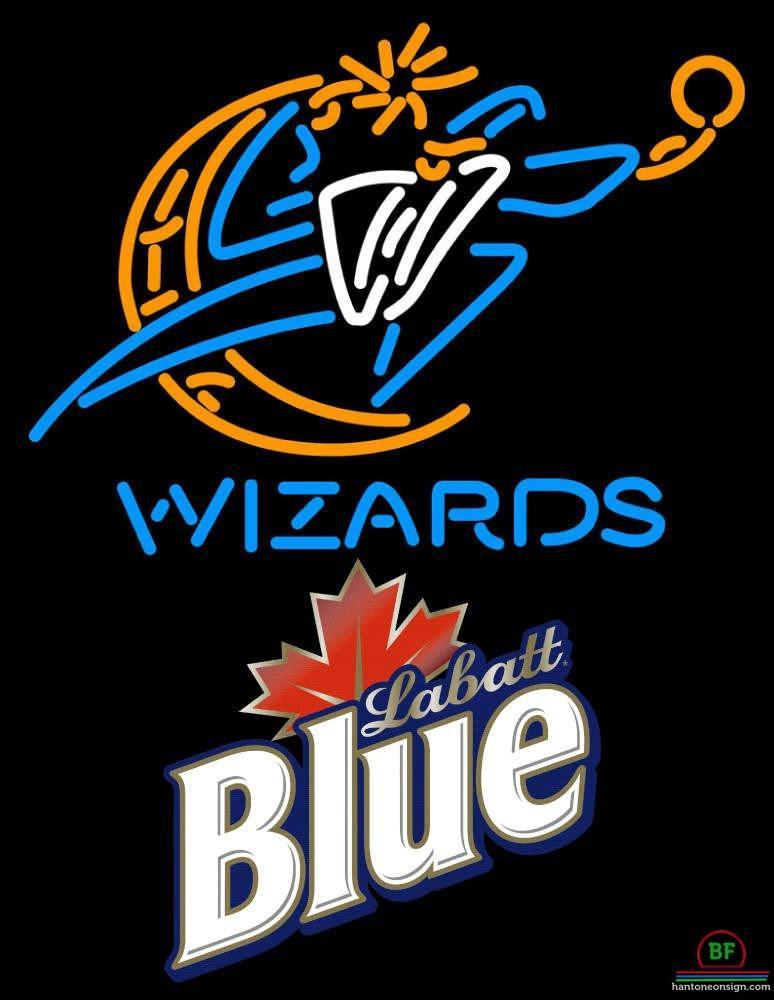 Custom Labatt Blue Washington Wizards Neon Sign NBA Teams Neon Light