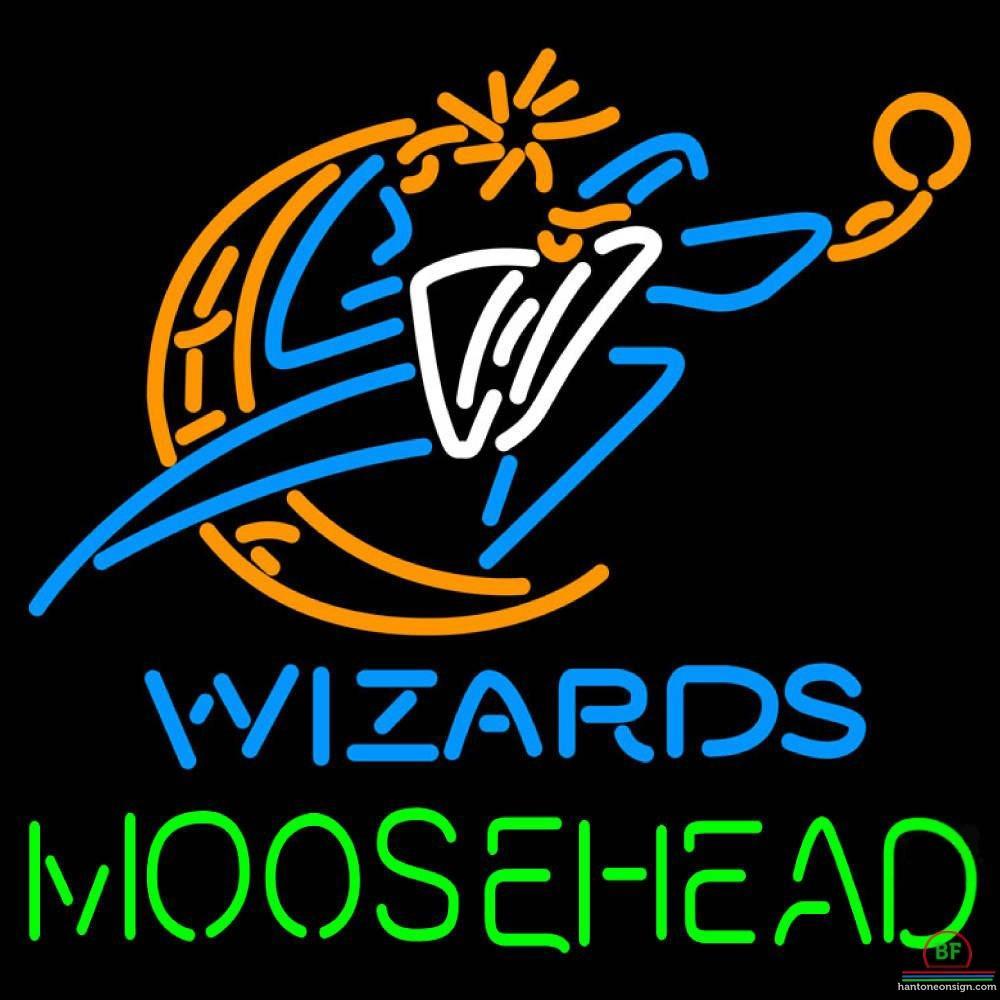 Custom Moosehead Washington Wizards Neon Sign NBA Teams Neon Light