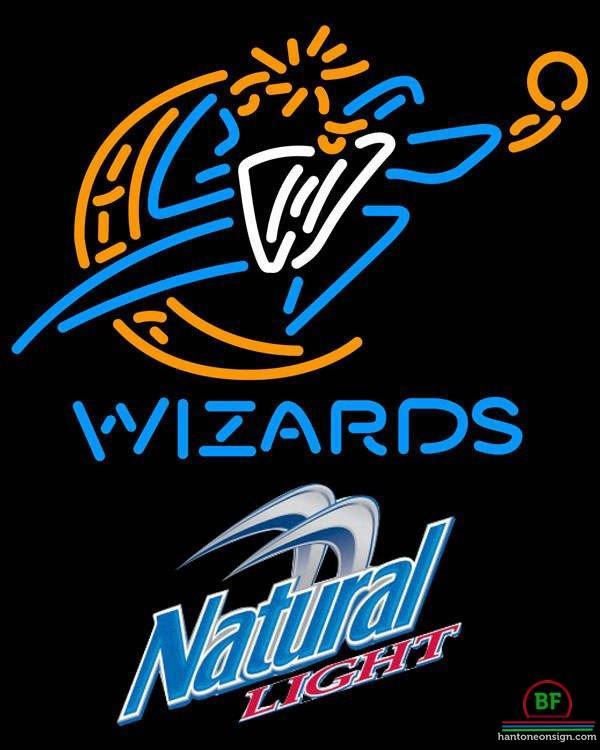 Custom Natural Light Washington Wizards Neon Sign NBA Teams Neon Light