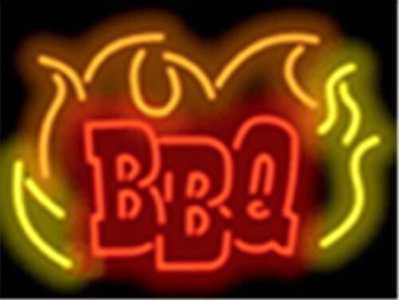 Custom BBQ Grill Food Neon Sign