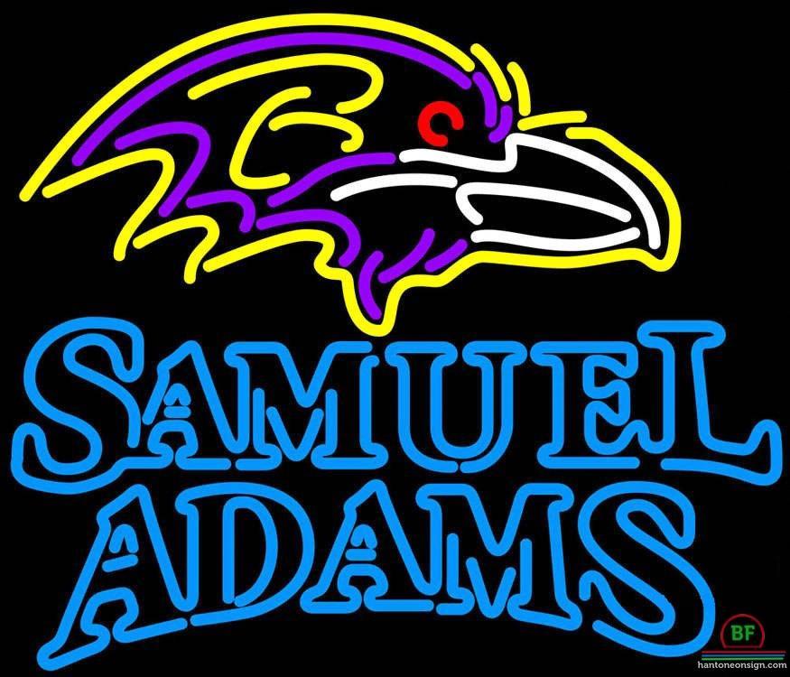 Custom Samuel Adams Baltimore Ravens Neon Sign NFL Teams Neon Light