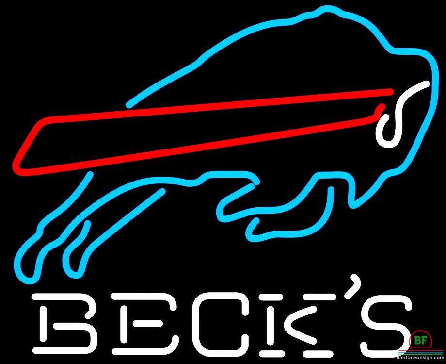 Custom Becks Buffalo Bills Neon Sign NFL Teams Neon Light