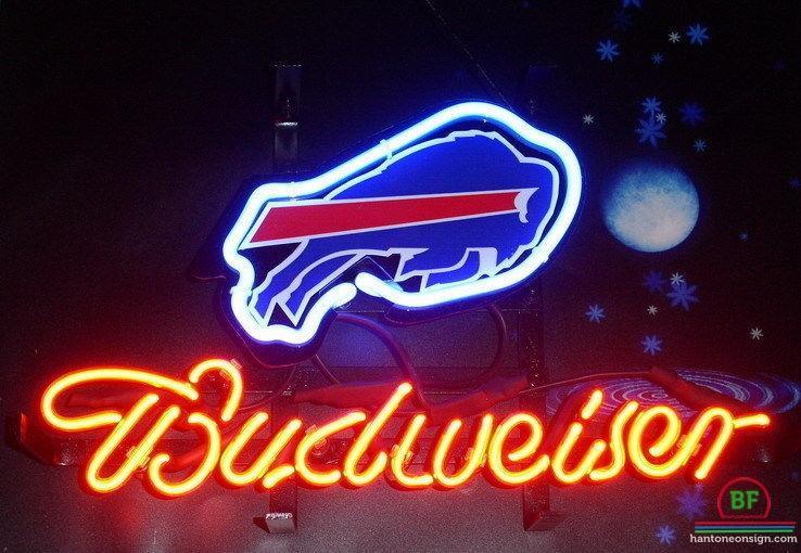 Custom Budweiser Buffalo Bills Neon Sign NFL Teams Neon Light