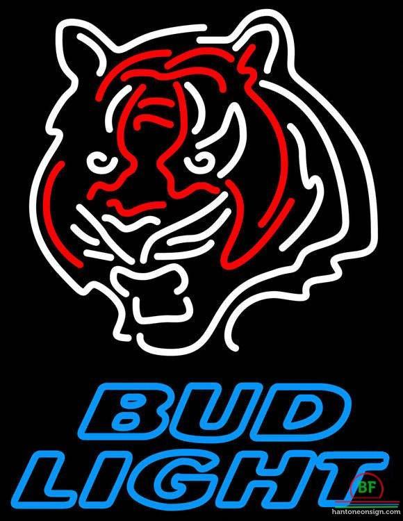 Custom Bud Light Cincinnati Bengals Neon Sign NFL Teams Neon Light