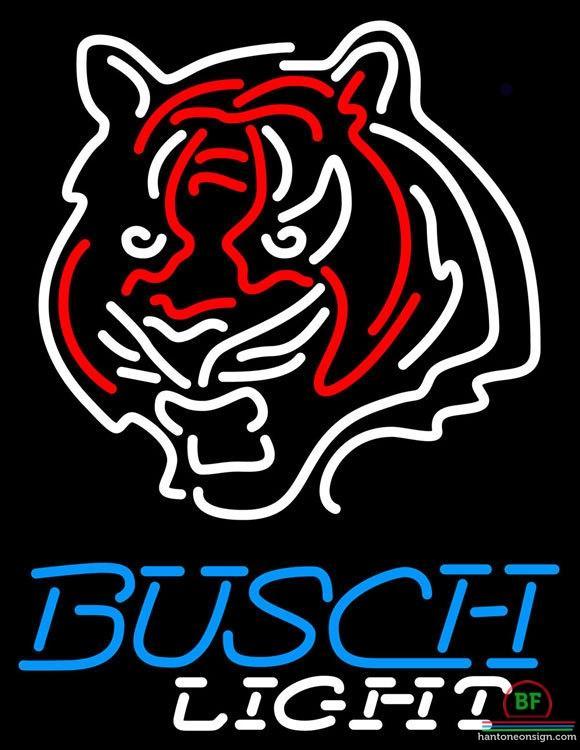 Custom Busch Beer Cincinnati Bengals Neon Sign NFL Teams Neon Light