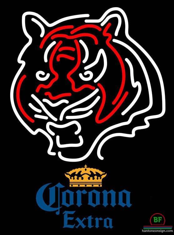 Custom Corona Extra Cincinnati Bengals Neon Sign NFL Teams Neon Light