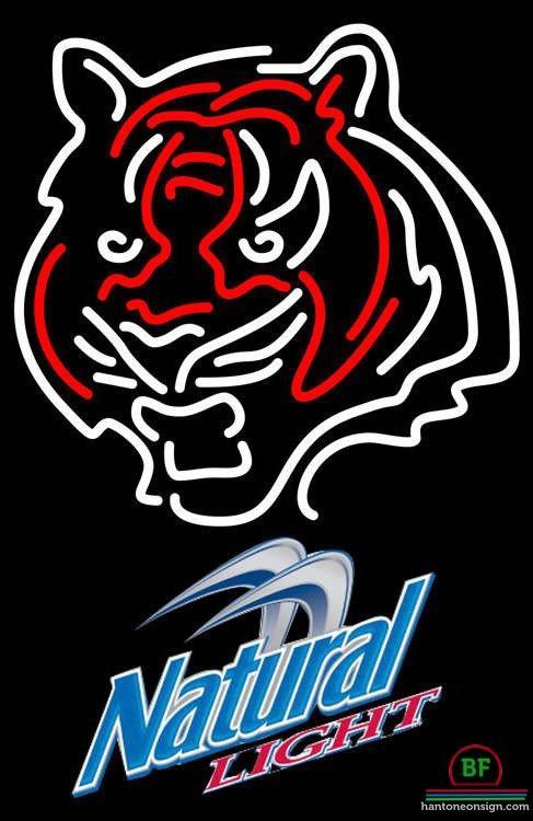 Custom Natural Light Cincinnati Bengals Neon Sign NFL Teams Neon Light