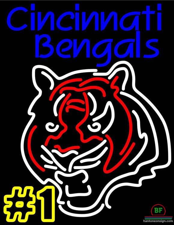 Custom Cincinnati Bengals Neon Sign NFL Teams Neon Light