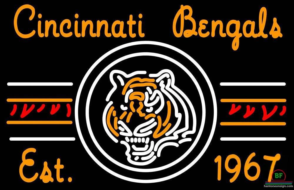 Custom Cincinnati Bengals Neon Sign NFL Teams Neon Light