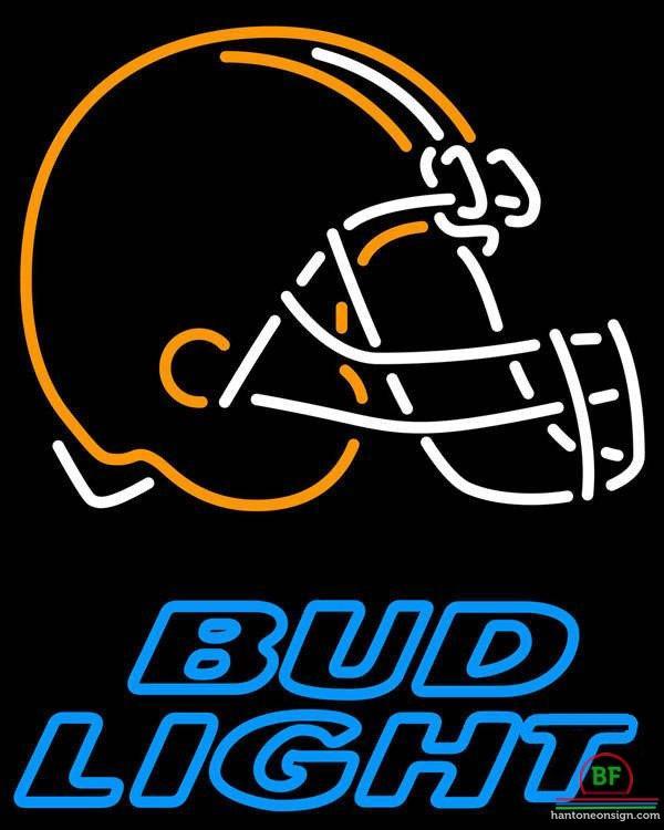 Custom Bud Light Cleveland Browns Neon Sign NFL Teams Neon Light