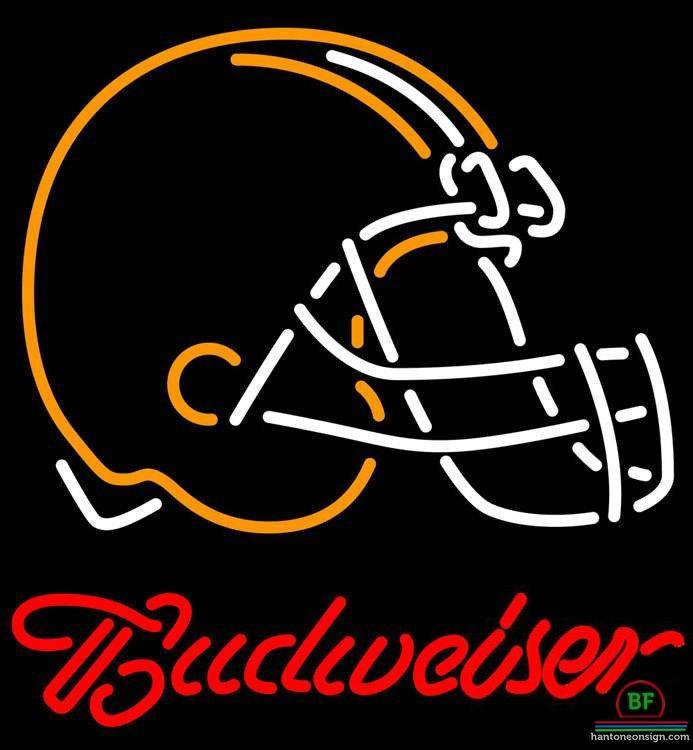 Custom Budweiser Cleveland Browns Neon Sign NFL Teams Neon Light