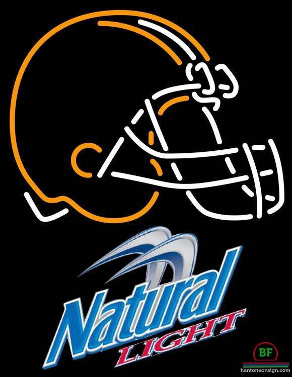 Custom Natural Light Cleveland Browns Neon Sign NFL Teams Neon Light