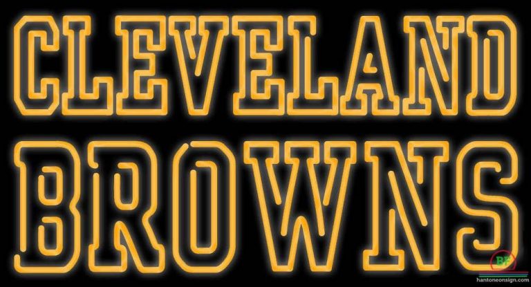 Custom Cleveland Browns Neon Sign NFL Teams Neon Light – Custom Neon Signs