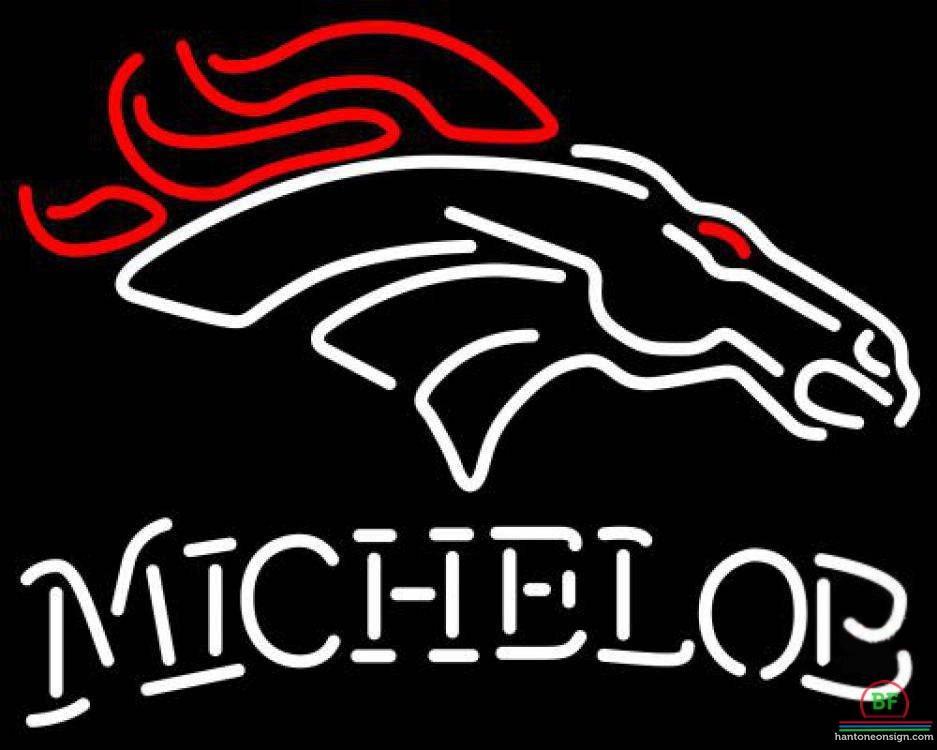 Custom Michelob Denver Broncos Neon Sign NFL Teams Neon Light
