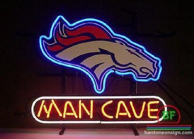 Custom Man Cave Denver Broncos Neon Sign NFL Teams Neon Light