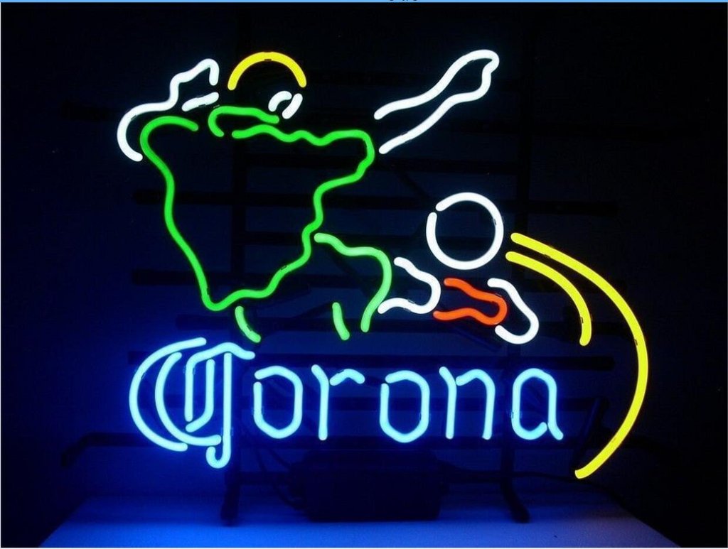 Custom Corona Soccer Neon Sign