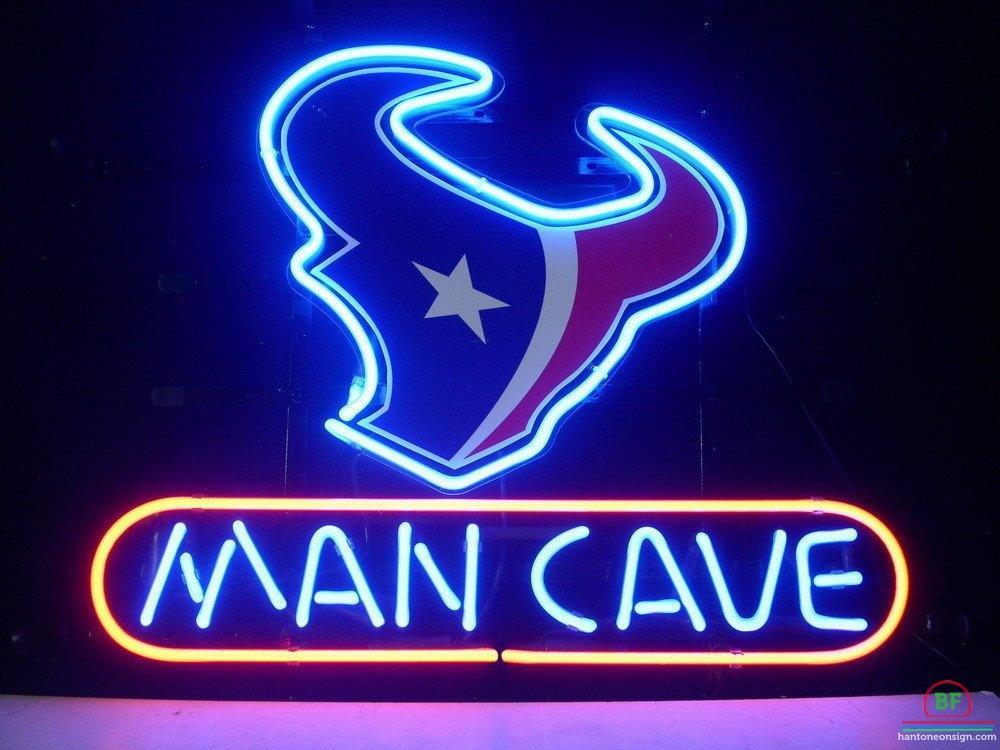 Custom Man Cave Houston Texans Neon Sign NFL Teams Neon Light